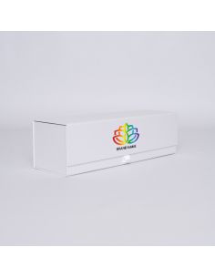 Caja magnética personalizada Bottlebox 10x33x10 CM | BOTTLE BOX |CAJA PARA 1 BOTELLA | IMPRESIÓN DIGITAL EN ÁREA PREDEFINIDA