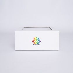 Caja magnética personalizada Clearbox 22x22x10 CM | CLEARBOX | IMPRESIÓN DIGITAL EN ÁREA PREDEFINIDA