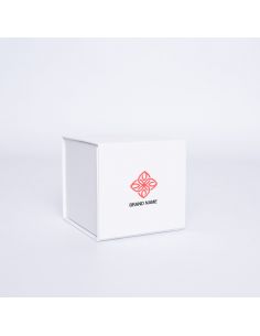 Caja magnética personalizada Cubox 10x10x10 CM | CAJA CUBOX | IMPRESIÓN SERIGRÁFICA DE UN LADO EN DOS COLORES