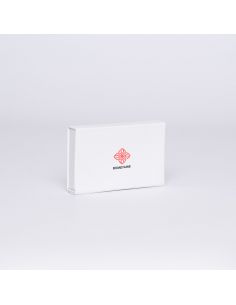 Caja magnética personalizada Hingbox 12x7x2 CM | CAJA HINGBOX | IMPRESIÓN SERIGRÁFICA DE UN LADO EN DOS COLORES