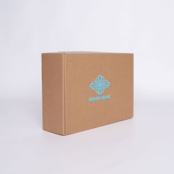 Postpack Kraft personalizable 34x24x10,5 CM | POSTPACK | SCREEN PRINTING ON ONE SIDE IN ONE COLOUR