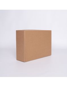 Postpack Kraft personalizable 42,5x31x15,5 CM | POSTPACK | IMPRESIÓN SERIGRÁFICA DE UN LADO EN DOS COLORES