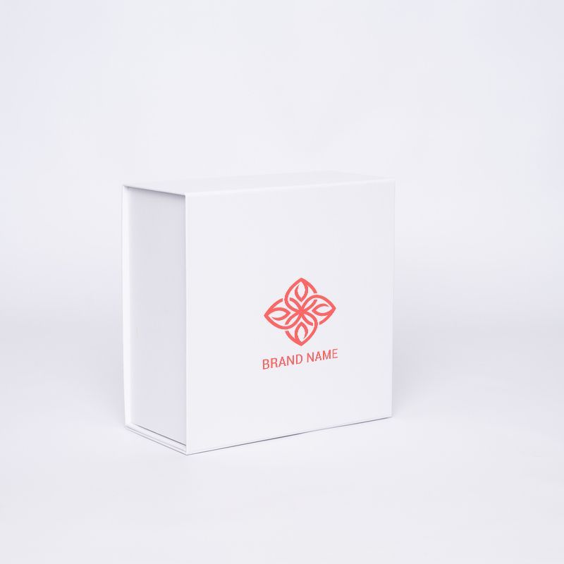 Caja magnética personalizada Wonderbox 22x22x10 CM | WONDERBOX | STANDARDPAPIER | SIEBDRUCK AUF EINER SEITE IN EINER FARBE