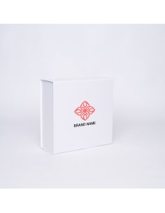 Caja magnética personalizada Wonderbox 25x25x9 CM | WONDERBOX (ARCO) | IMPRESIÓN SERIGRÁFICA DE UN LADO EN DOS COLORES