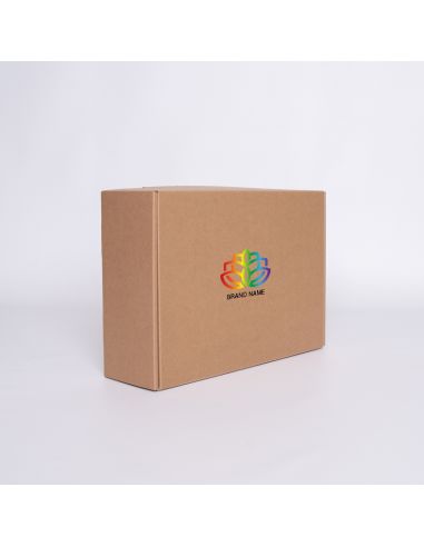 Postpack Kraft personalizable 42,5x31x15,5 CM | POSTPACK |IMPRESIÓN DIGITAL EN UN ÁREA PREDEFINIDA