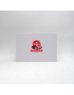 Caja magnética personalizada Hingbox 30x21x2 CM | CAJA HINGBOX | IMPRESIÓN SERIGRÁFICA DE UN LADO EN DOS COLORES