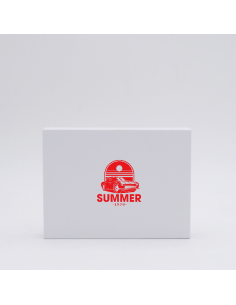 Caja magnética personalizada Hingbox 15,5x11x2 CM | HINGBOX | SCREEN PRINTING ON ONE SIDE IN ONE COLOUR