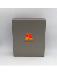 Caja magnética personalizada Bottlebox 28x33x10 CM | BOTTLE BOX | CAJA PARA 3 BOTELLAS | IMPRESIÓN SERIGRÁFICA DE UN LADO EN ...