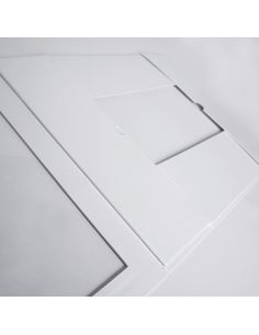 Caja magnética personalizada Clearbox 33x22x10 CM | CLEARBOX | IMPRESSION EN SÉRIGRAPHIE SUR UNE FACE EN DEUX COULEURS