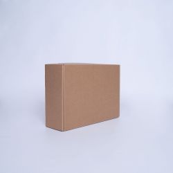 Envase postal laminado 34x24x10,5 CM | POSTPACK PLASTIFICADO | IMPRESIÓN SERIGRÁFICA DE UN LADO EN DOS COLORES