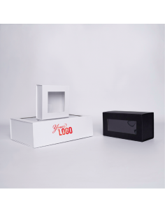 Caja magnética personalizada Clearbox 15x15x5 CM | CLEARBOX | ESTAMPADO EN CALIENTE