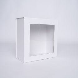 Caja magnética personalizada Clearbox 22x22x10 CM | CLEARBOX | ESTAMPADO EN CALIENTE