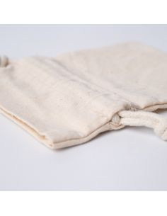 Bolsitas de algodón personalizada 9x12 CM | BOLSITAS DE TELA | IMPRESIÓN SERIGRÁFICA DE UN LADO EN UN COLOR